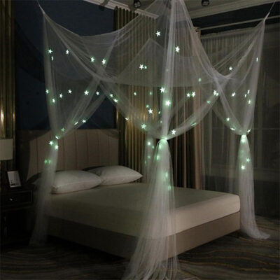Glow Star Bed Canopy Mosquito Net