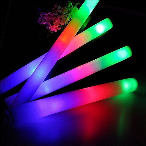 Multi-color LED Glow Sticks Batons - Glow In The Dark Store