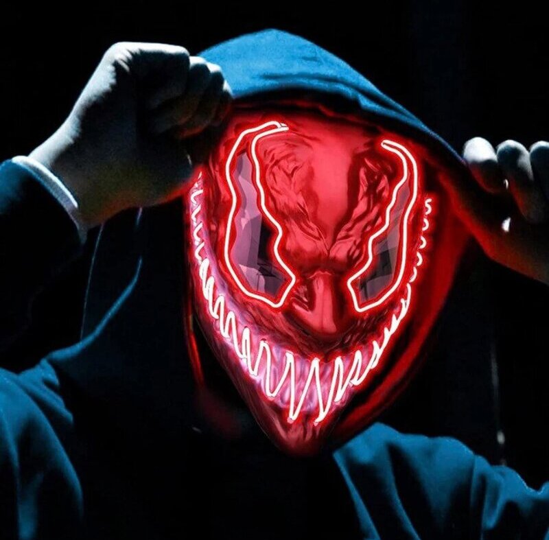 Glow in the Dark Venom Mask