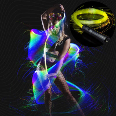Space Remix LED Fiber Optic Whip