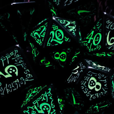 Glow Dungeons and Dragons Dice Set