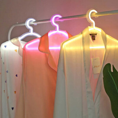 LED Light up Neon Hanger For Clothes