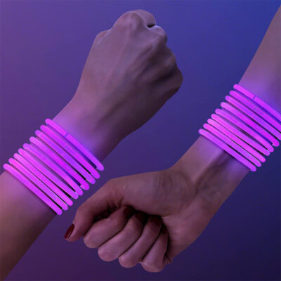 Purple Glow Stick Bracelets