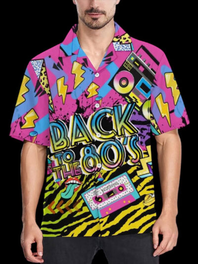 Back to the 80's Neon Glow Shirt