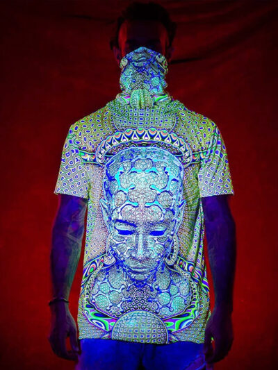 Glow in the Dark Sacred Geometric Rave Outfit